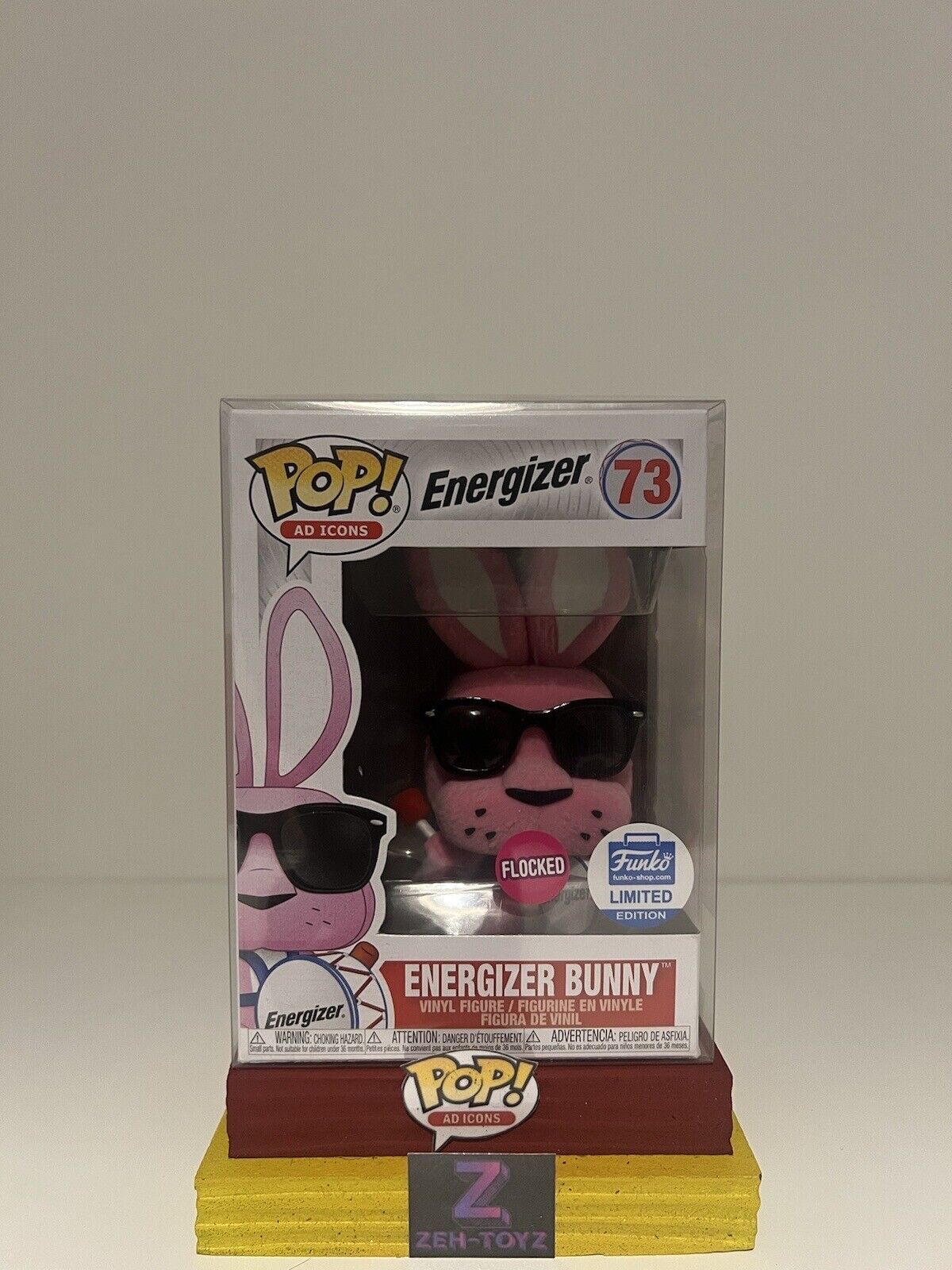 FUNKO POP! Ad Icons Energizer  Bunny #73 Flocked Exclusive