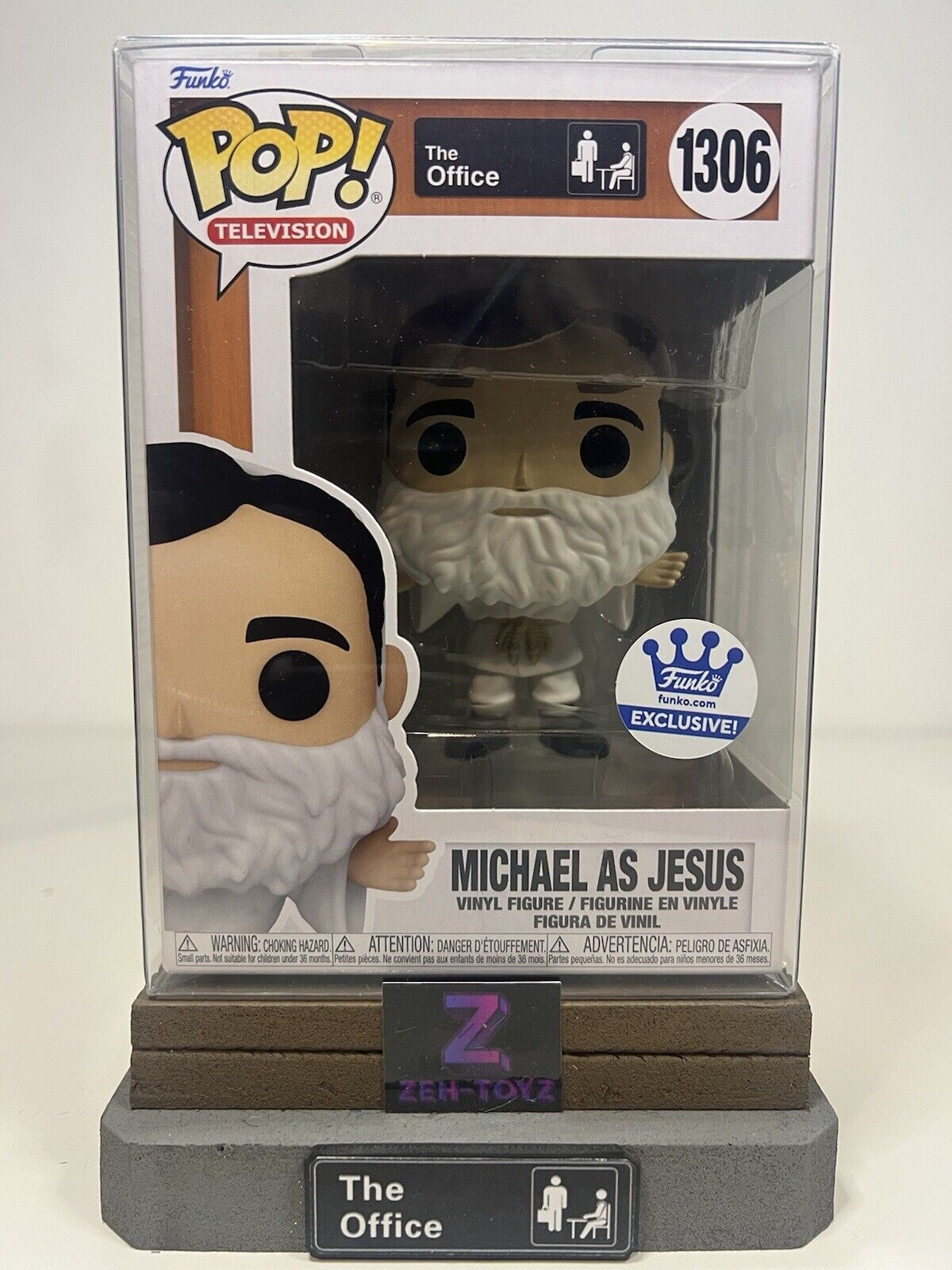 FUNKO POP! Television TV The Office Michael As Jesus #1306 Funko Exclusive