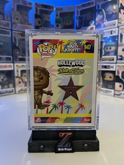 FUNKO POP! Television Hollywood Walk of Fame H.R. Pufnstuf Gold #947 Exclusive