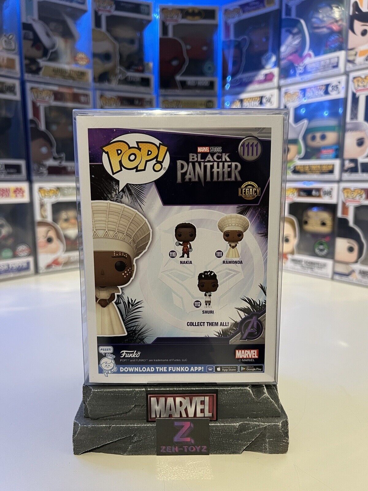 FUNKO POP! Marvel Movies Black Panther Ramonda #1111 Special Edition