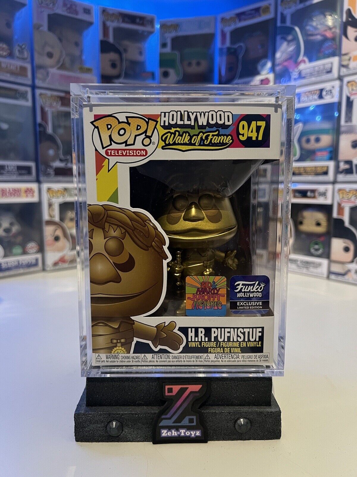 FUNKO POP! Television Hollywood Walk of Fame H.R. Pufnstuf Gold #947 Exclusive