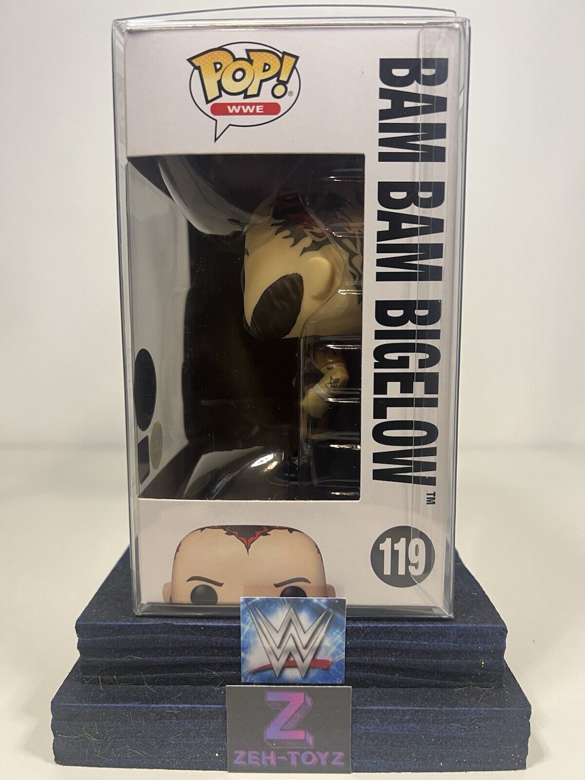 FUNKO POP! WWE Wrestling Bam Bam Bigelow #119 Glow In The Dark Special Edition