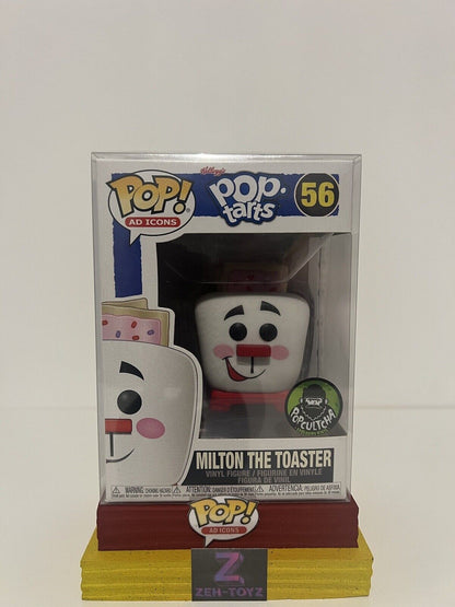 FUNKO POP! Ad Icons Pop Tarts Milton The Toaster #56 Popcultcha Exclusive