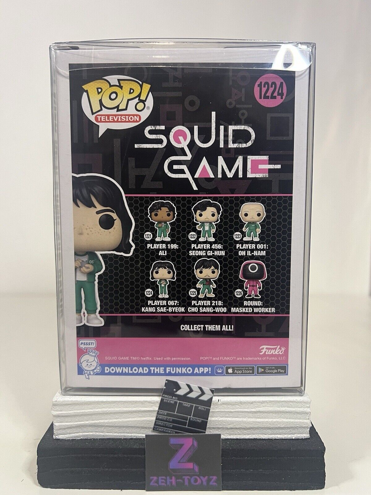 FUNKO POP! Television TV Squid Game Player 067 Kang Sae-Byeok #1224