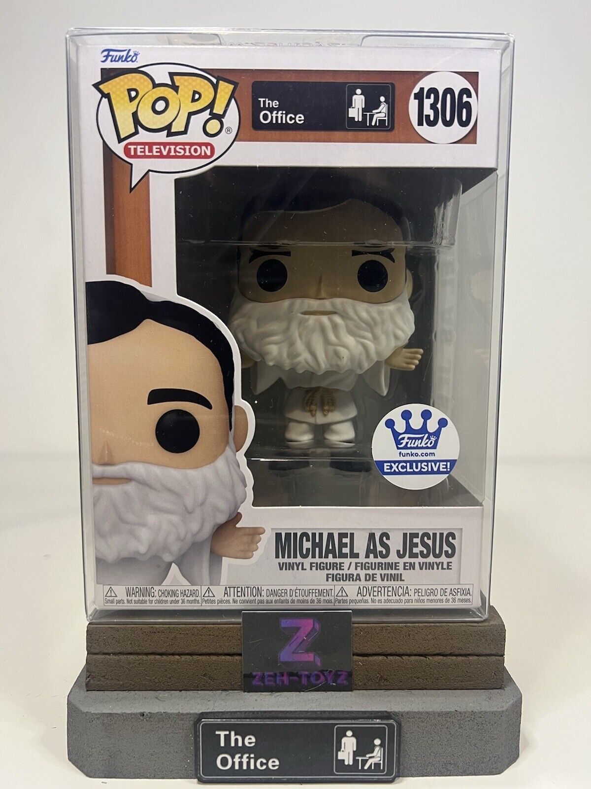 FUNKO POP! Television TV The Office Michael As Jesus #1306 Funko Exclusive