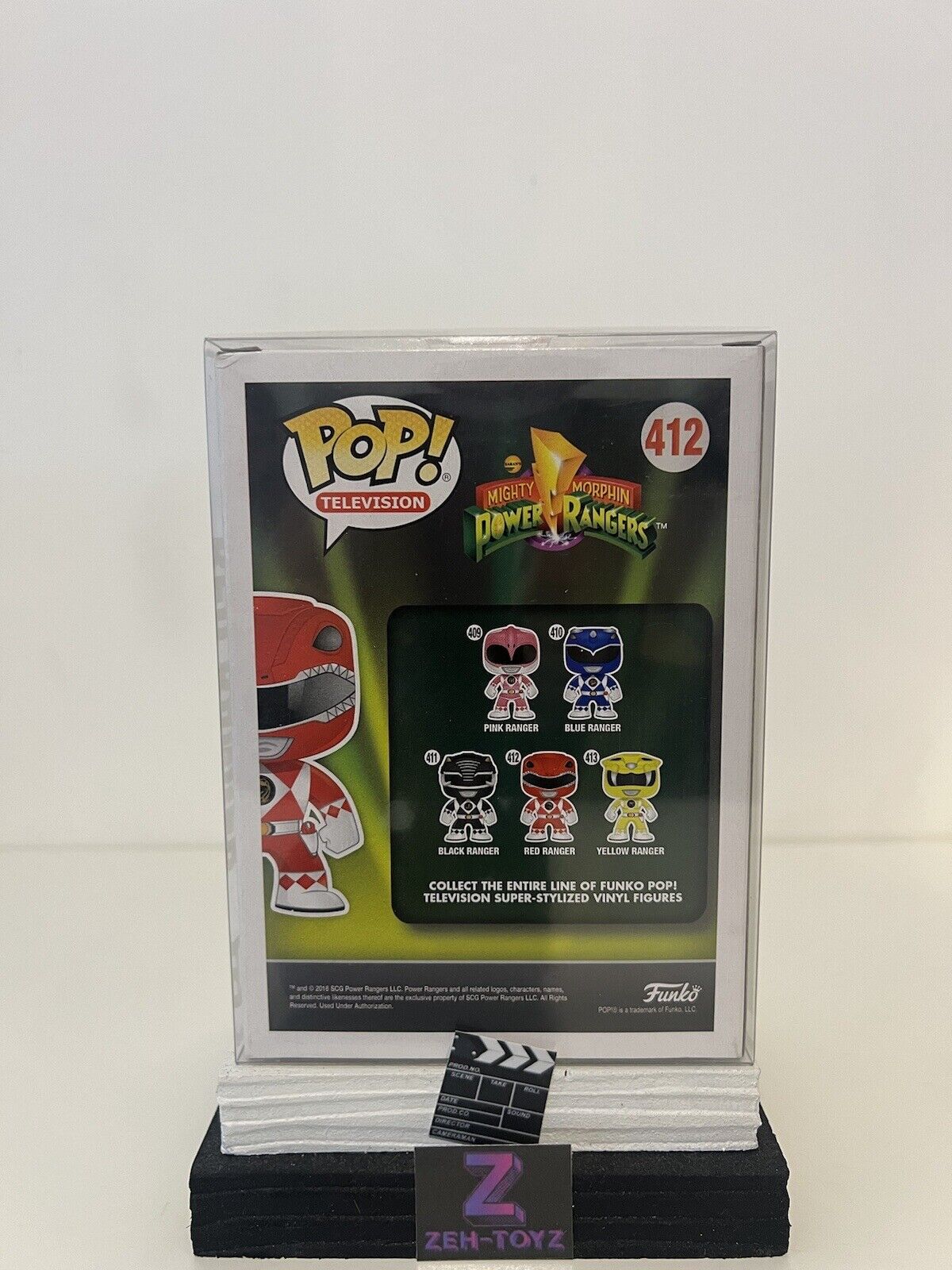 FUNKO POP! VINYL - POWER RANGERS - RED RANGER #412