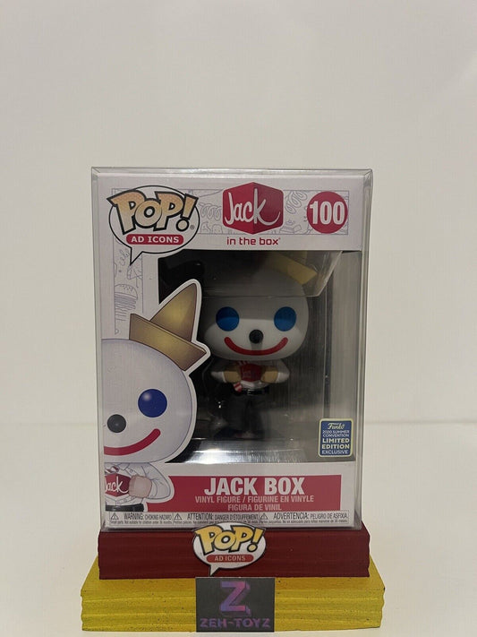 FUNKO POP! Ad Icons Jack In The Box Jack Box #100 Convention Exclusive