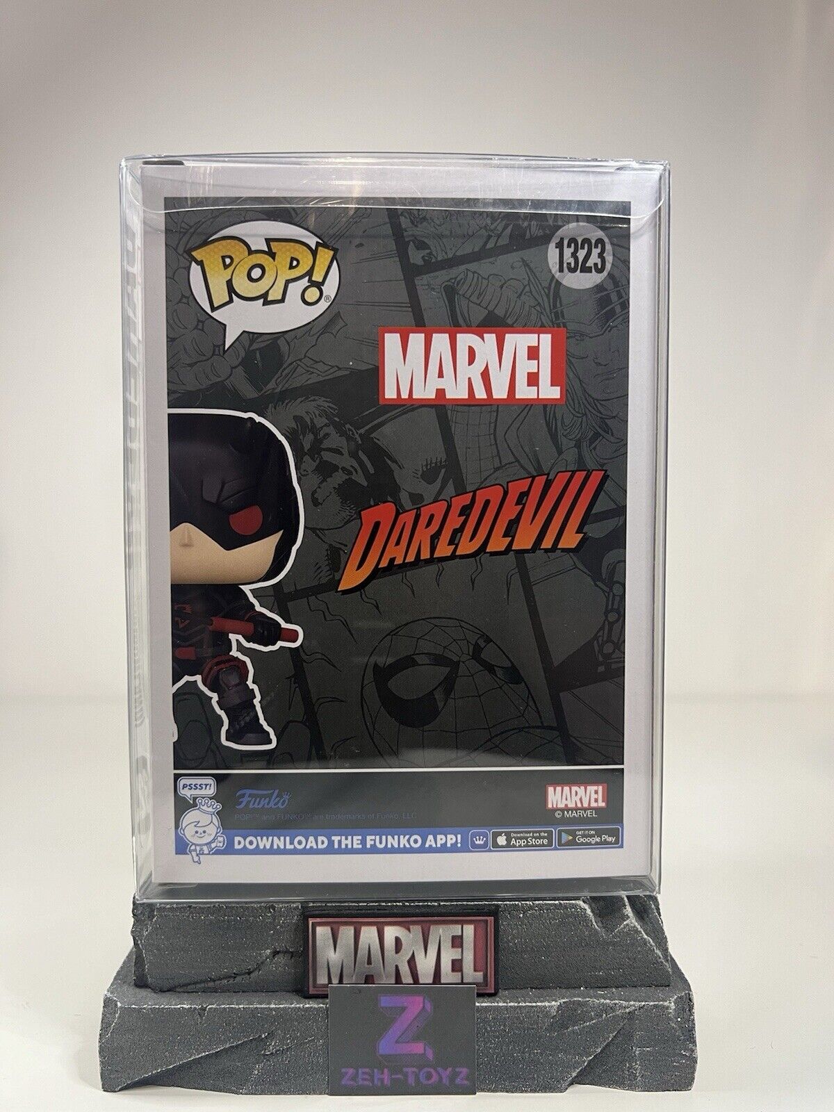 FUNKO POP! Marvel Studios Daredevil (Shadowland) #1323 Special Edition