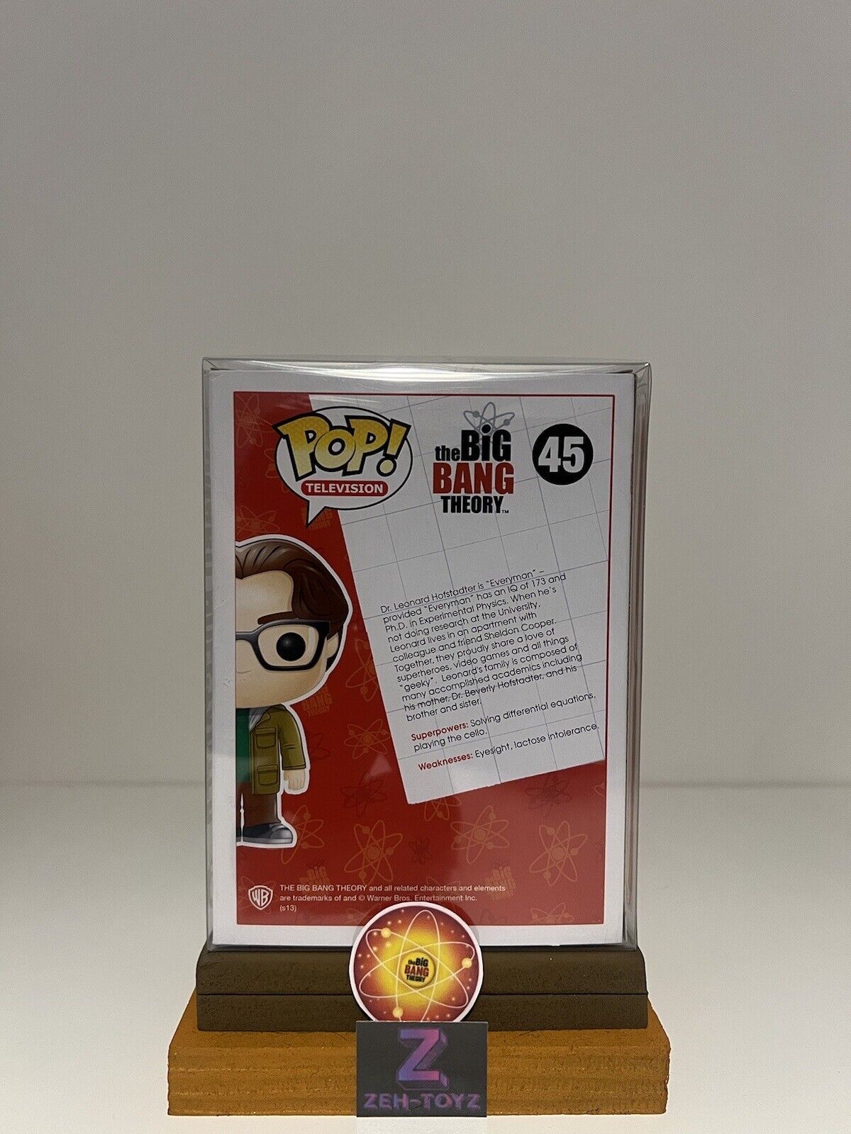 FUNKO POP! Television The Big Bang Theory Leonard Hoftsadter #45