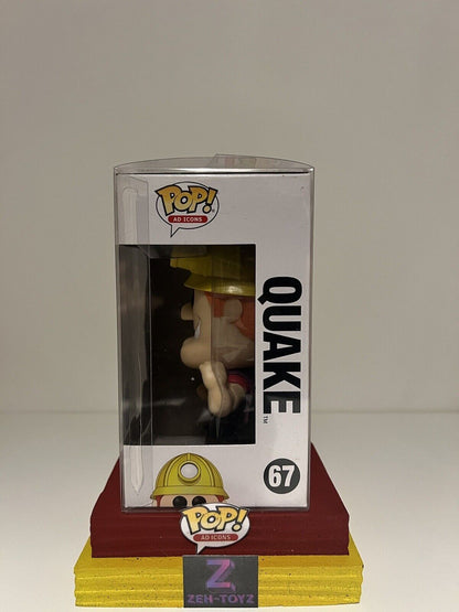 FUNKO POP! Ad Icons Quaker Oats Quake Cereal #67 Funko Shop Exclusive