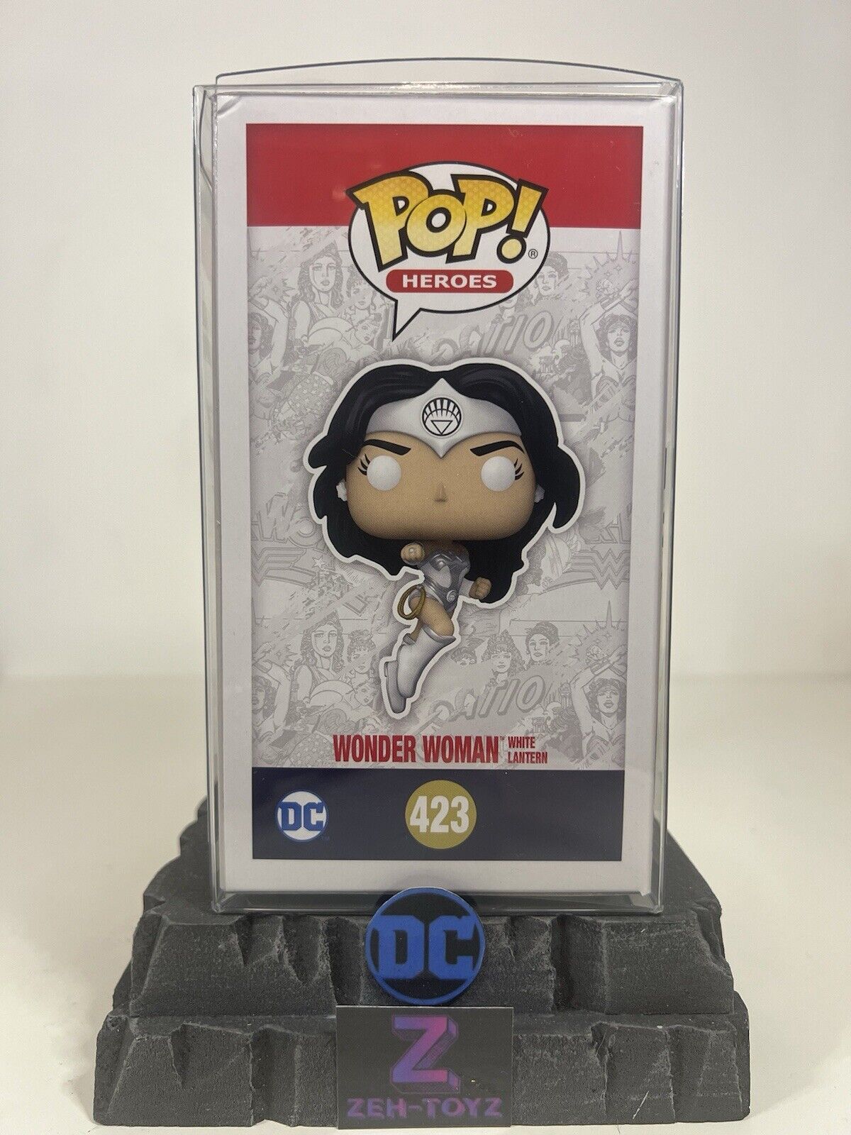 FUNKO POP! DC Universe Heroes DC Comics Wonder Woman White Lantern #423