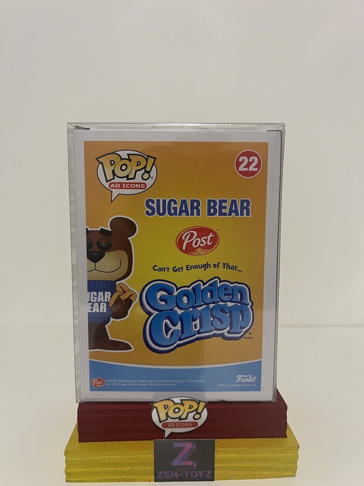 FUNKO POP! Ad Icons Golden Crisp Cereal Sugar Bear #22 Target Exclusive