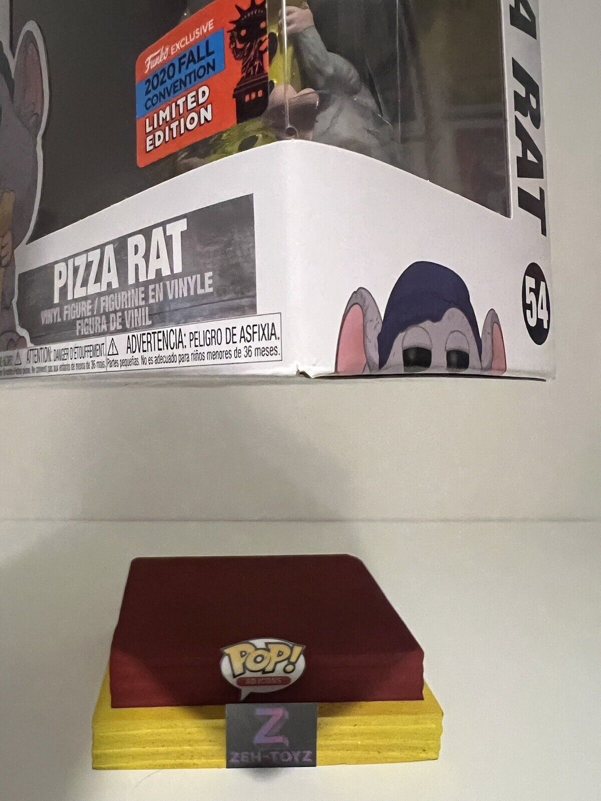 FUNKO POP! Icons New York Comic Con Pizza Rat #54 Convention Exclusive