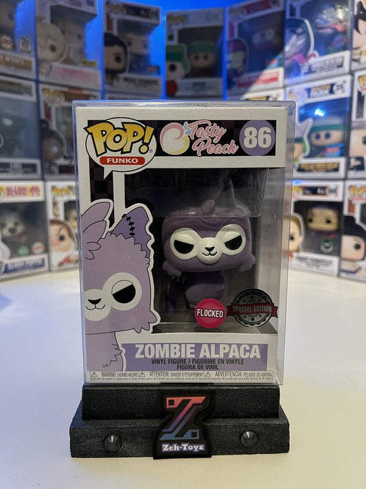 FUNKO POP! Animation Tasty Peach Zombie Alpaca Flocked #86