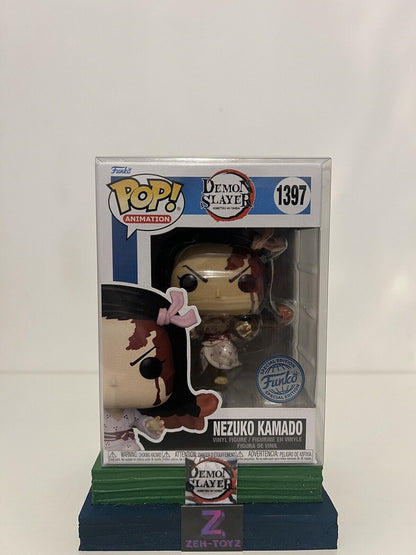 FUNKO POP! VINYL - DEMON SLAYER - NEZUKO KAMADO #1397 - SPECIAL EDITION