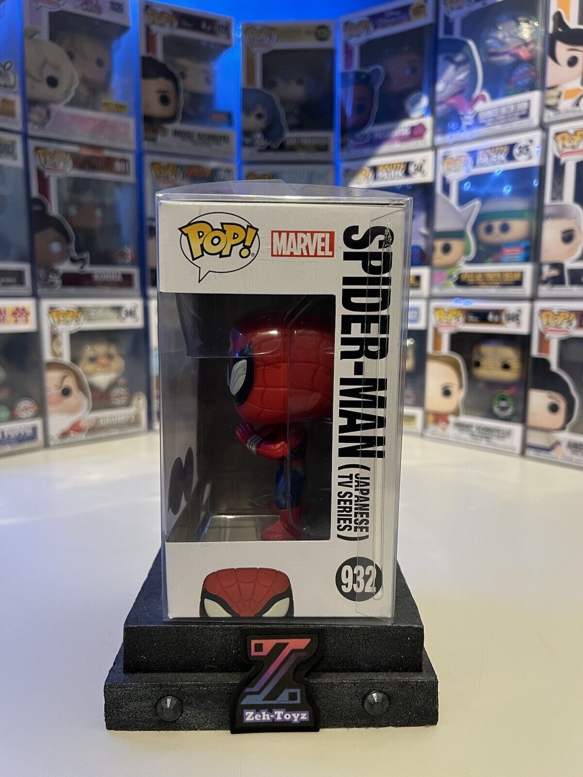 FUNKO POP! VINYL - MARVEL - SPIDER-MAN (JAPANESE TV SERIES) #932 - GLOW CHASE