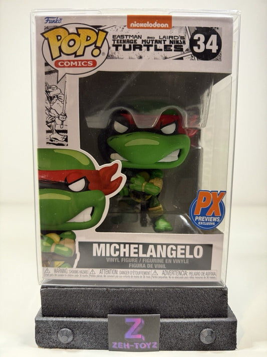 FUNKO POP! Comics TMNT Teenage Mutant Ninja Turtles Michelangelo #34 Exclusive