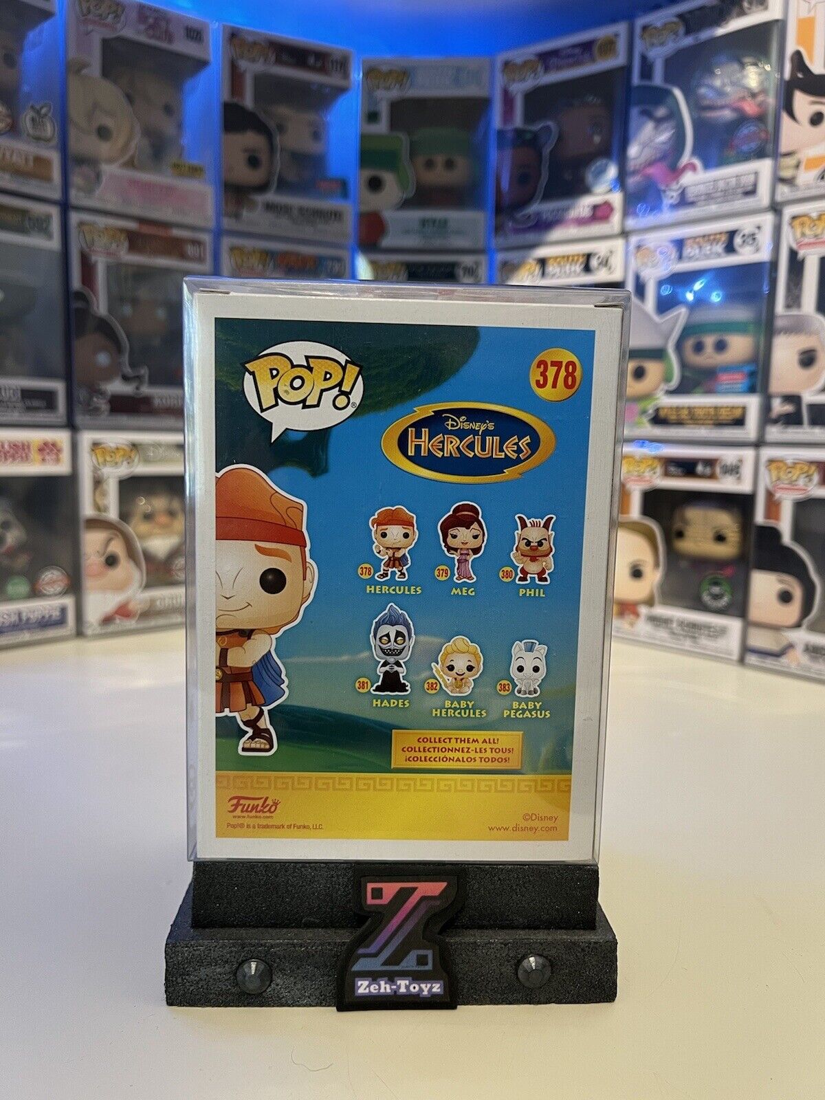 FUNKO POP! Disney Hercules #378 Glow In The Dark Chase Edition