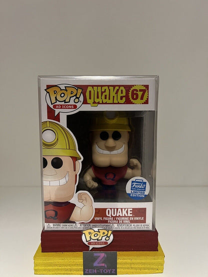 FUNKO POP! Ad Icons Quaker Oats Quake Cereal #67 Funko Shop Exclusive