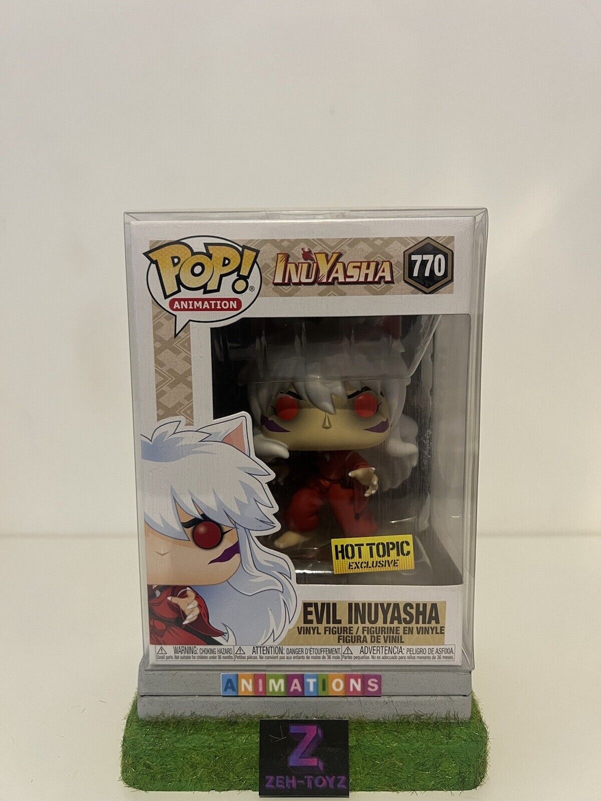 FUNKO POP! VINYL - INUYASHA - EVIL INUYASHA #770 - HOT TOPIC EXCLUSIVE