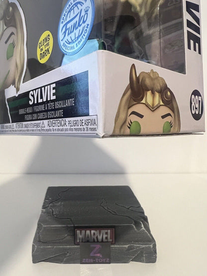 FUNKO POP! Marvel Studios Loki Sylvie #897 Glow In The Dark