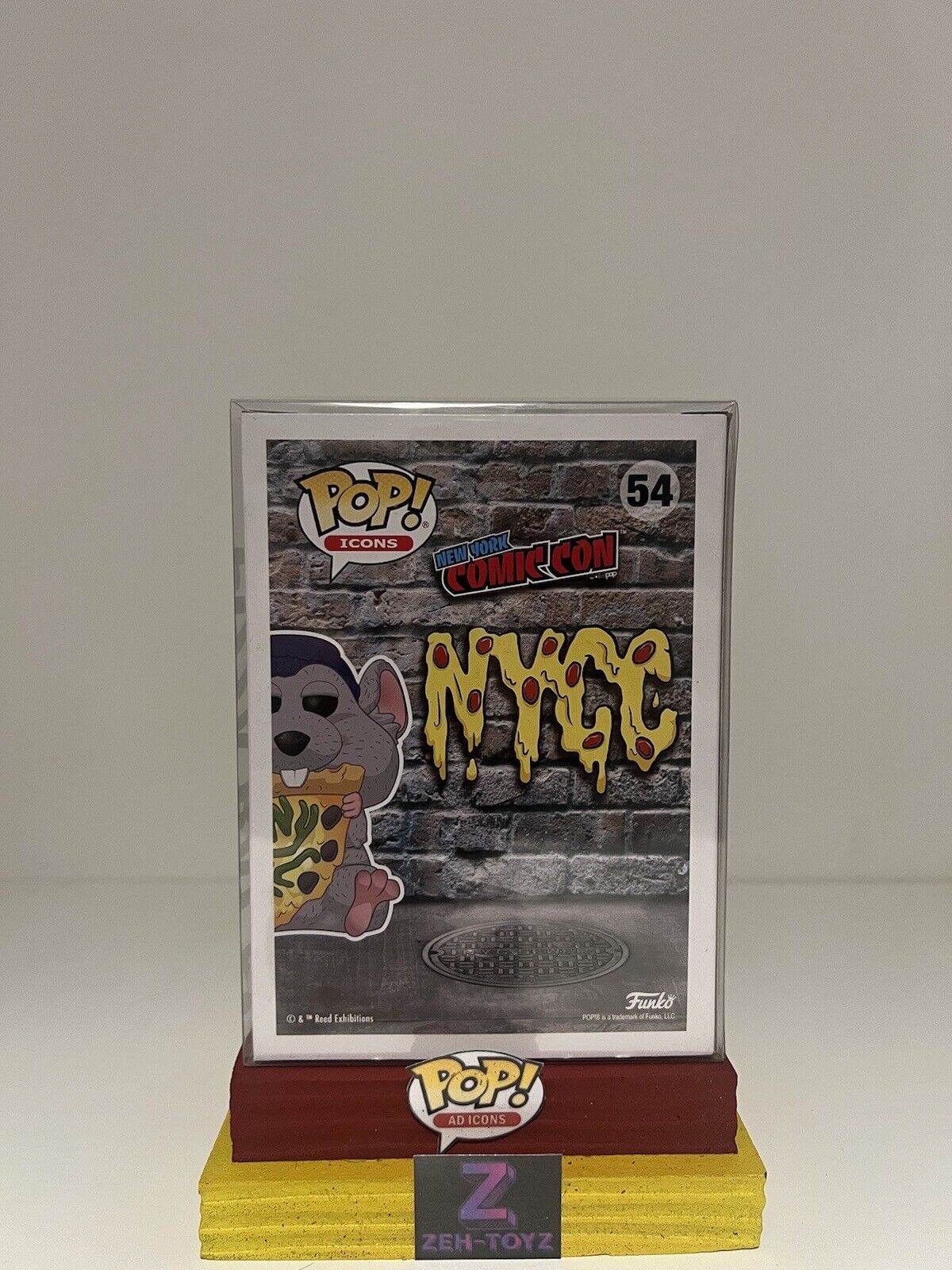 FUNKO POP! Icons New York Comic Con Pizza Rat #54 Convention Exclusive