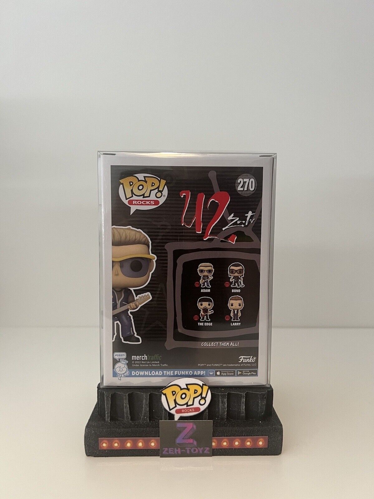 FUNKO POP! Music Pop Rocks U2 Adam #270