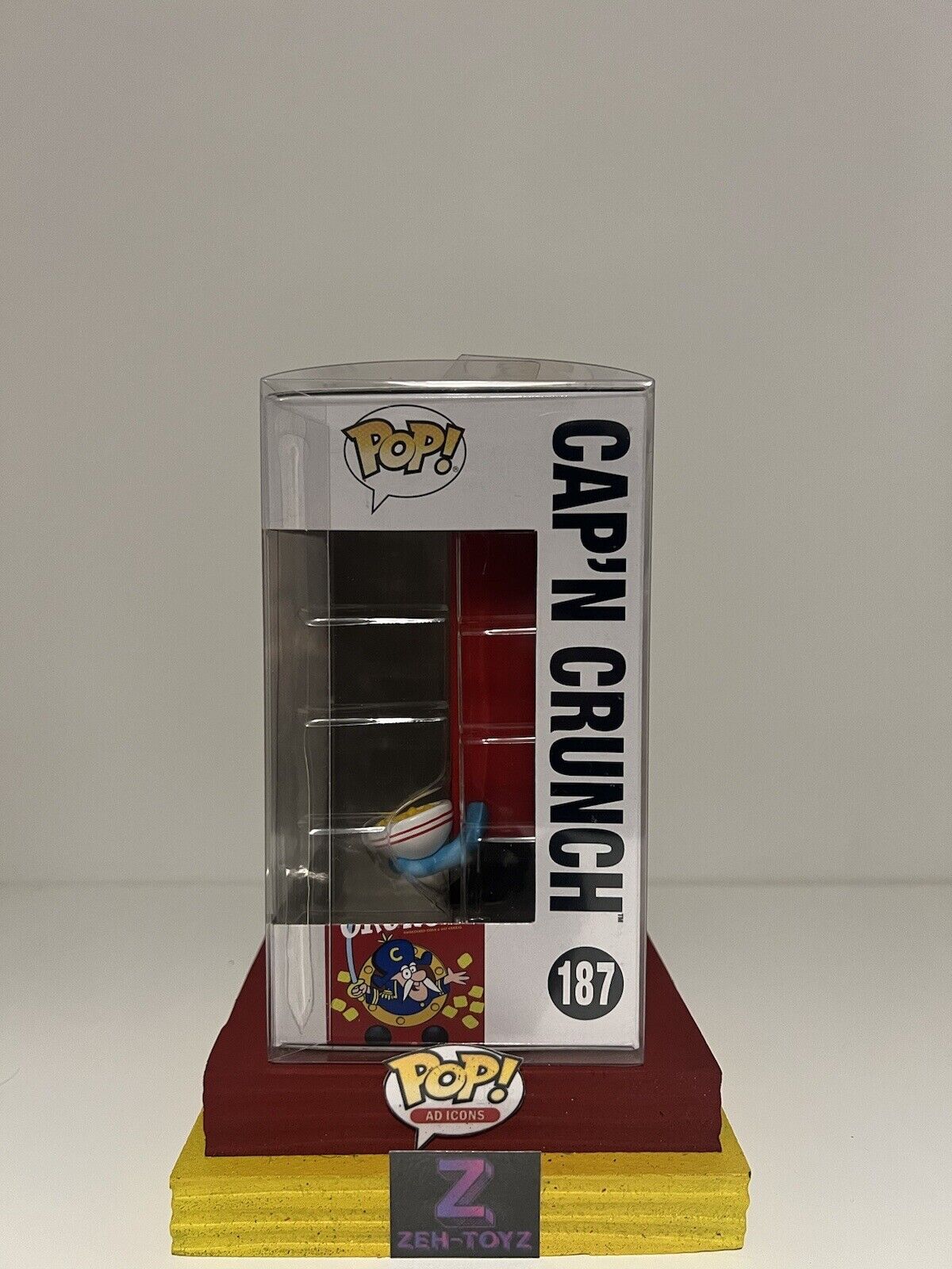 FUNKO POP Ad Icons Cap'n Crunch Cereal Box #187