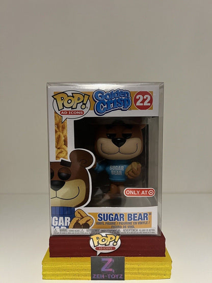 FUNKO POP Ad Icons Golden Crisp Cereal Sugar Bear #22 Target Exclusive