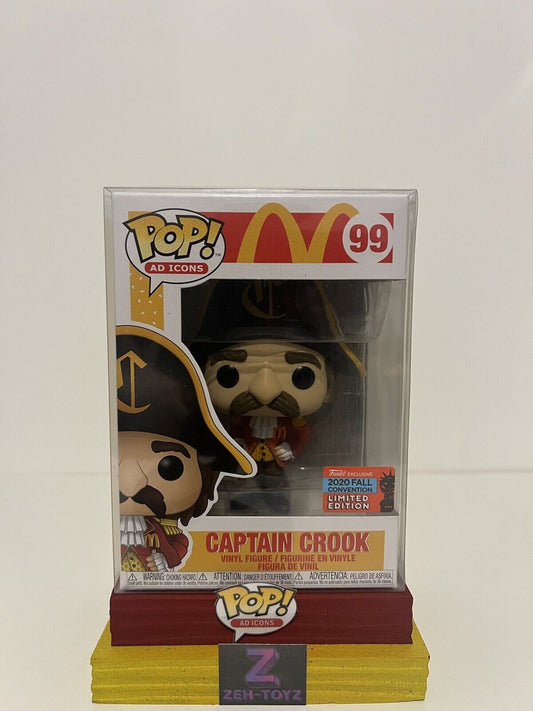 FUNKO POP! Ad Icons McDonalds Captain Crook #99 Convention Exclusive