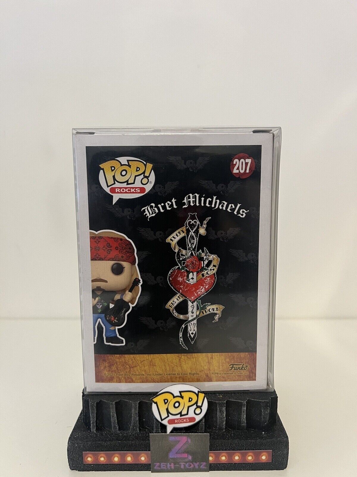 FUNKO POP! POP Rocks Music Bret Michaels #207