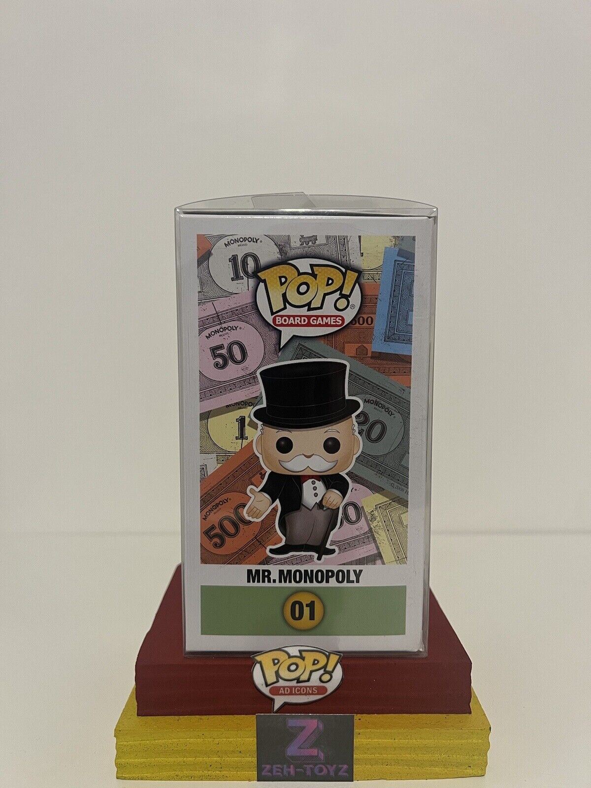 FUNKO POP! Board Games Mr Monopoly #01 Walmart Exclusive