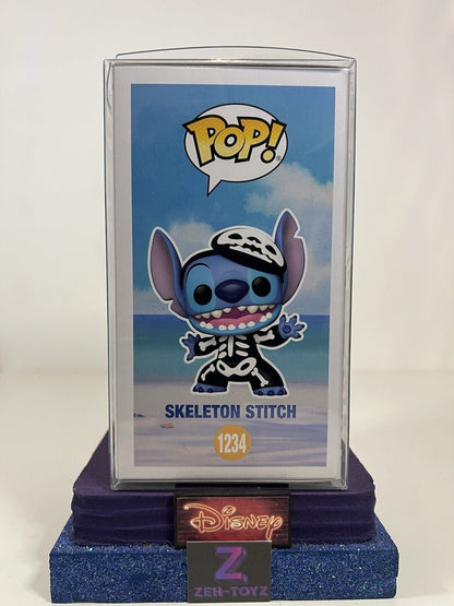 FUNKO POP! Disney Lilo & Stitch Skeleton Stitch #1234 Glow Chase