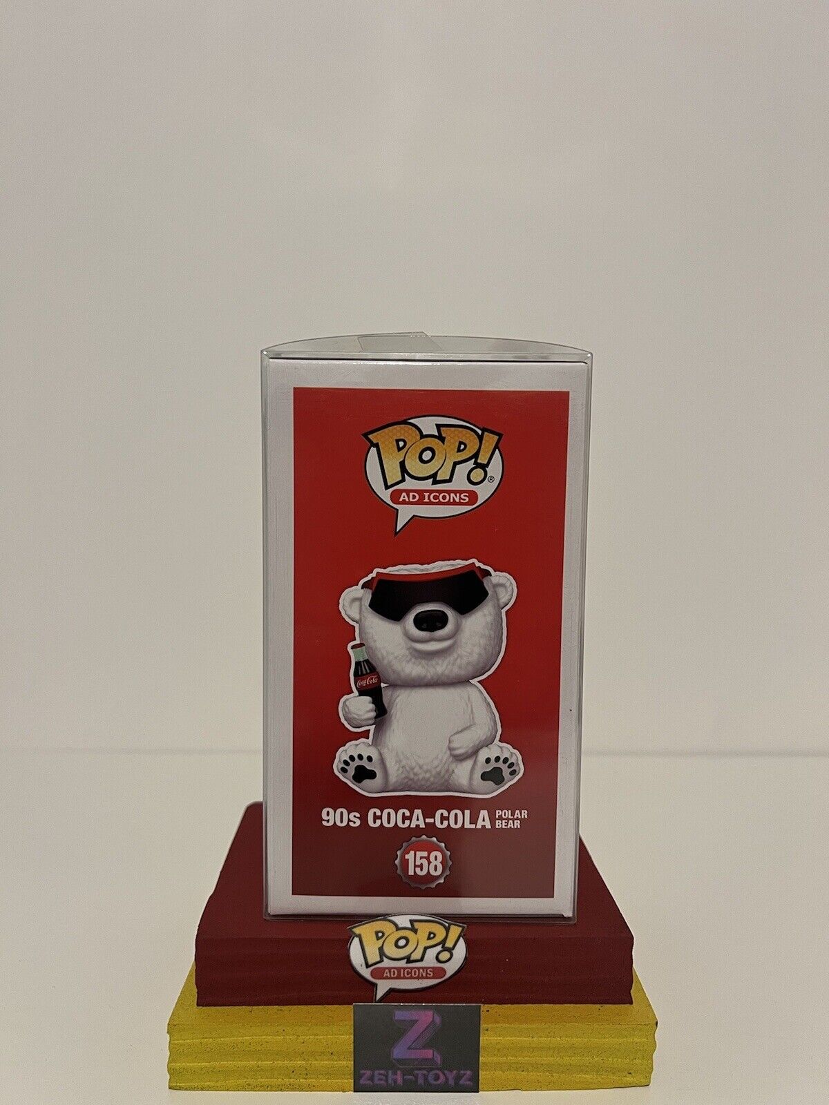 FUNKO POP! Ad Icons 90s Coca Cola Polar Bear Flocked Special Edition #158