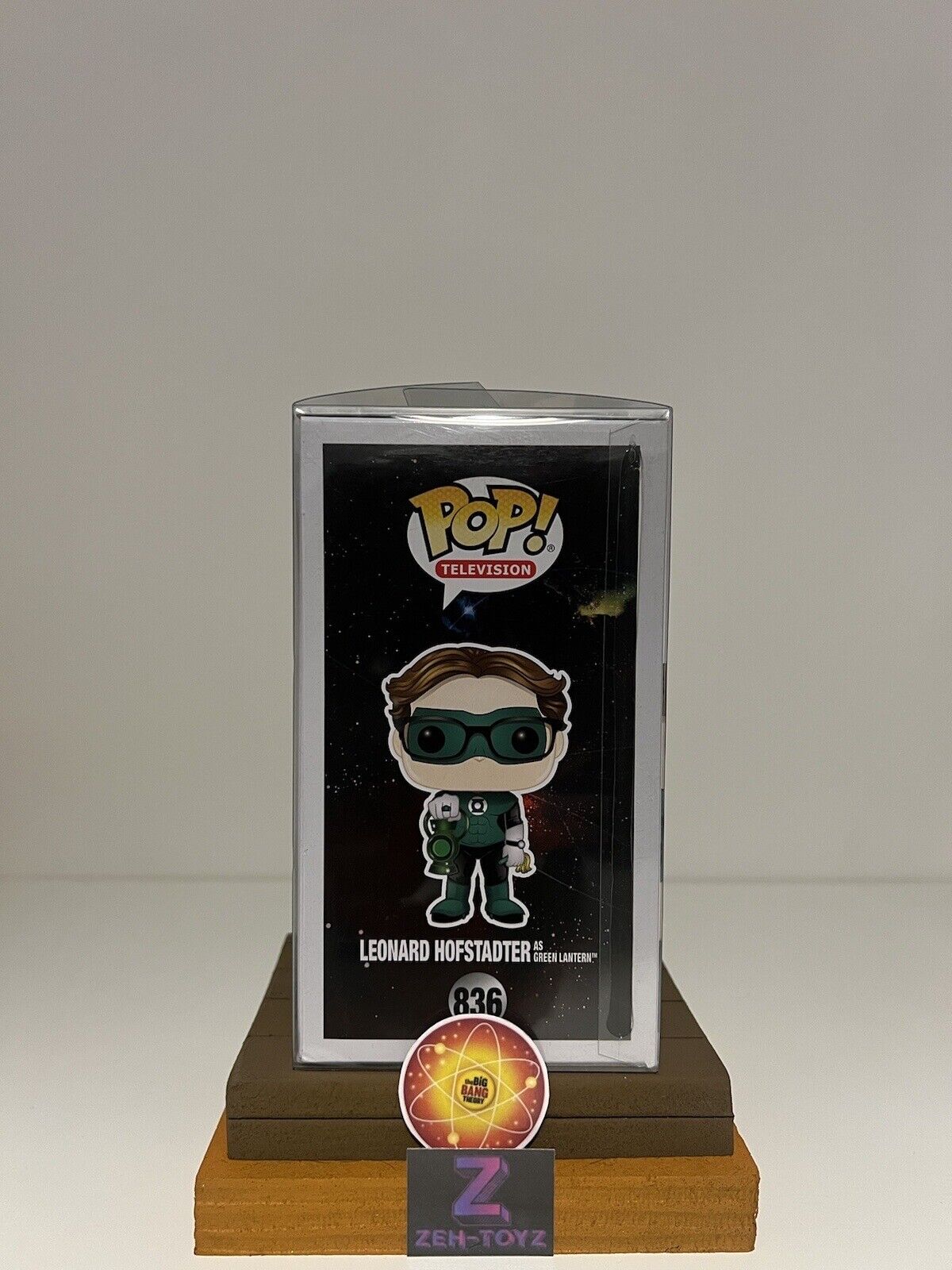 FUNKO POP! TV The Big Bang Theory Leonard Hofstadter As Green Lantern #836