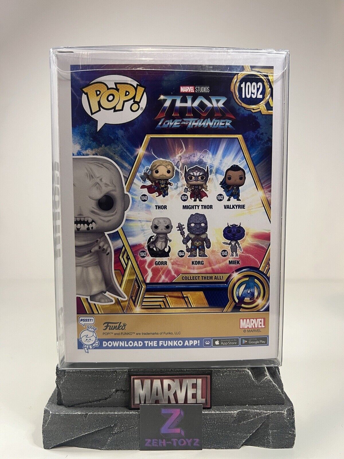 FUNKO POP! Marvel Studios Thor Love And Thunder Gorr #1092 Special Edition