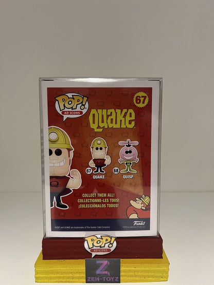 FUNKO POP! Ad Icons Quaker Oats Quake Cereal #67 Funko Shop Exclusive