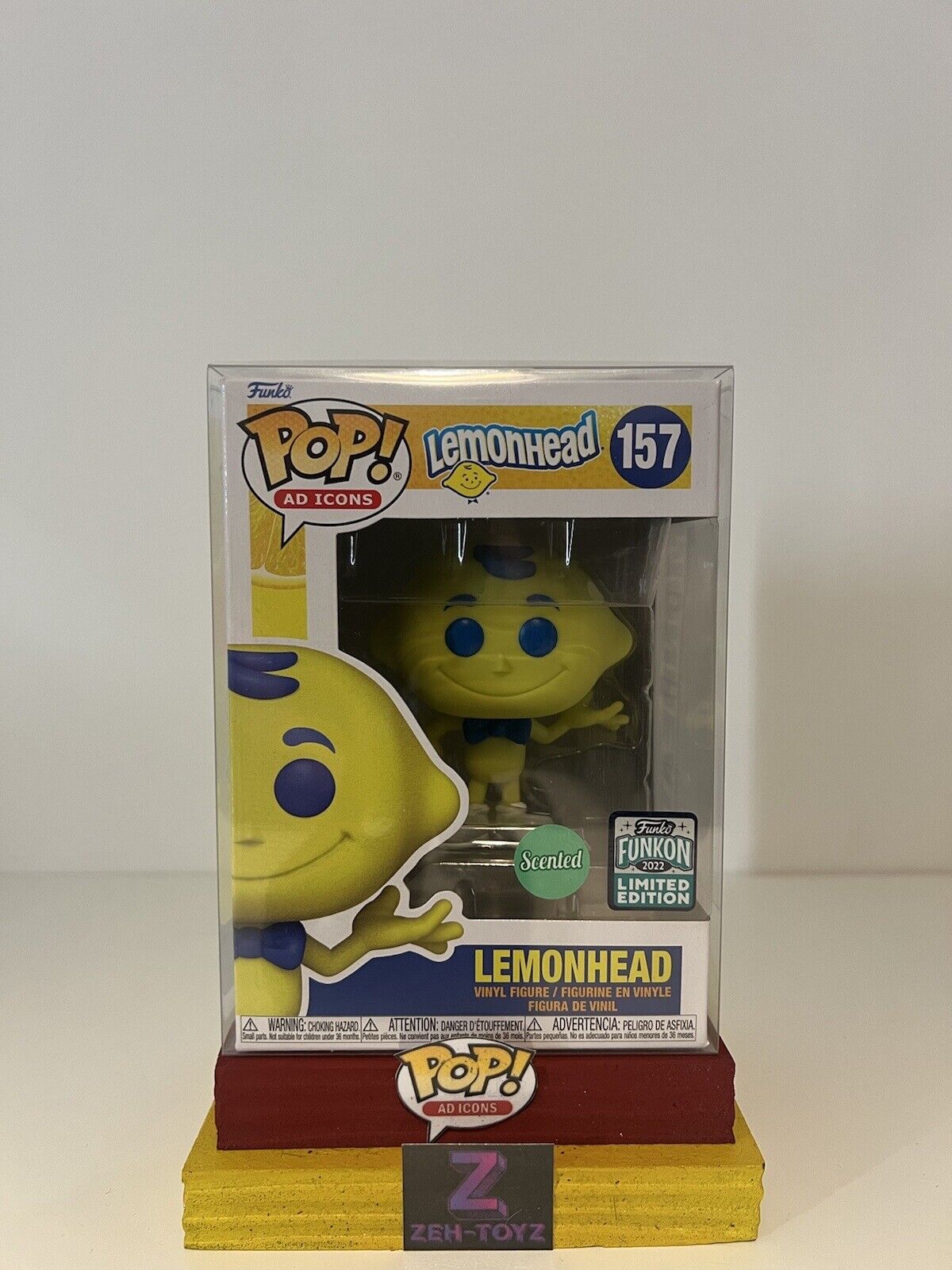 FUNKO POP! Ad Icons Lemonhead #157 Scented Funkon 2022