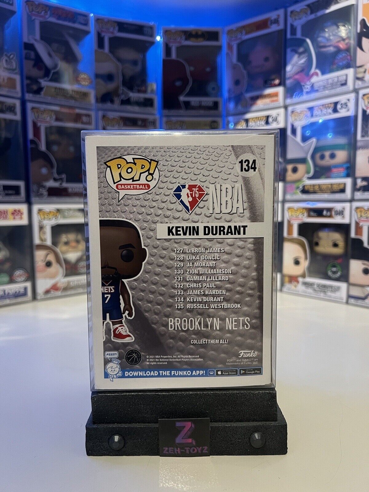 FUNKO POP! Basketball NBA Brooklyn Nets Kevin Durant #134