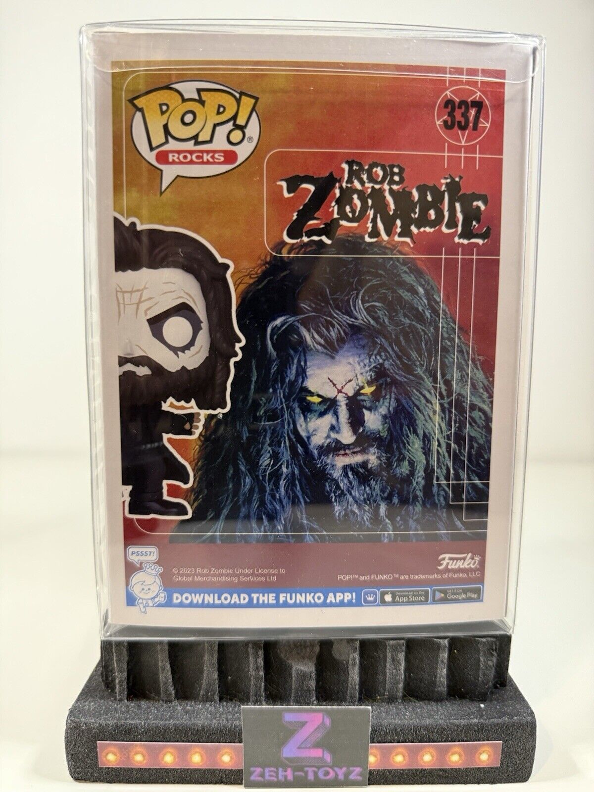 FUNKO POP! Music Pop Rocks Rob Zombie #337