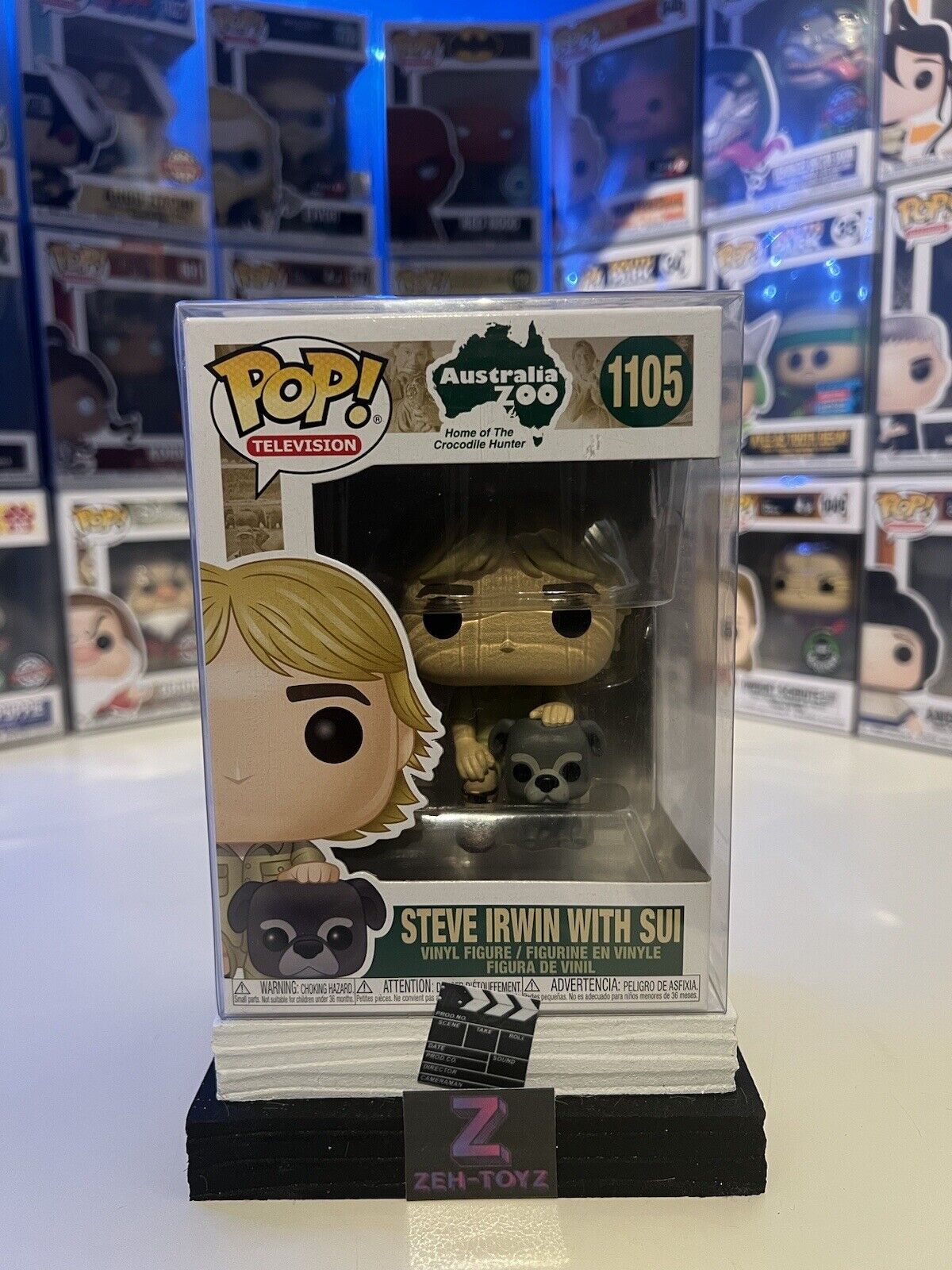 FUNKO POP! VINYL - AUSTRALIA ZOO - STEVE IRWIN WITH SUI #1105