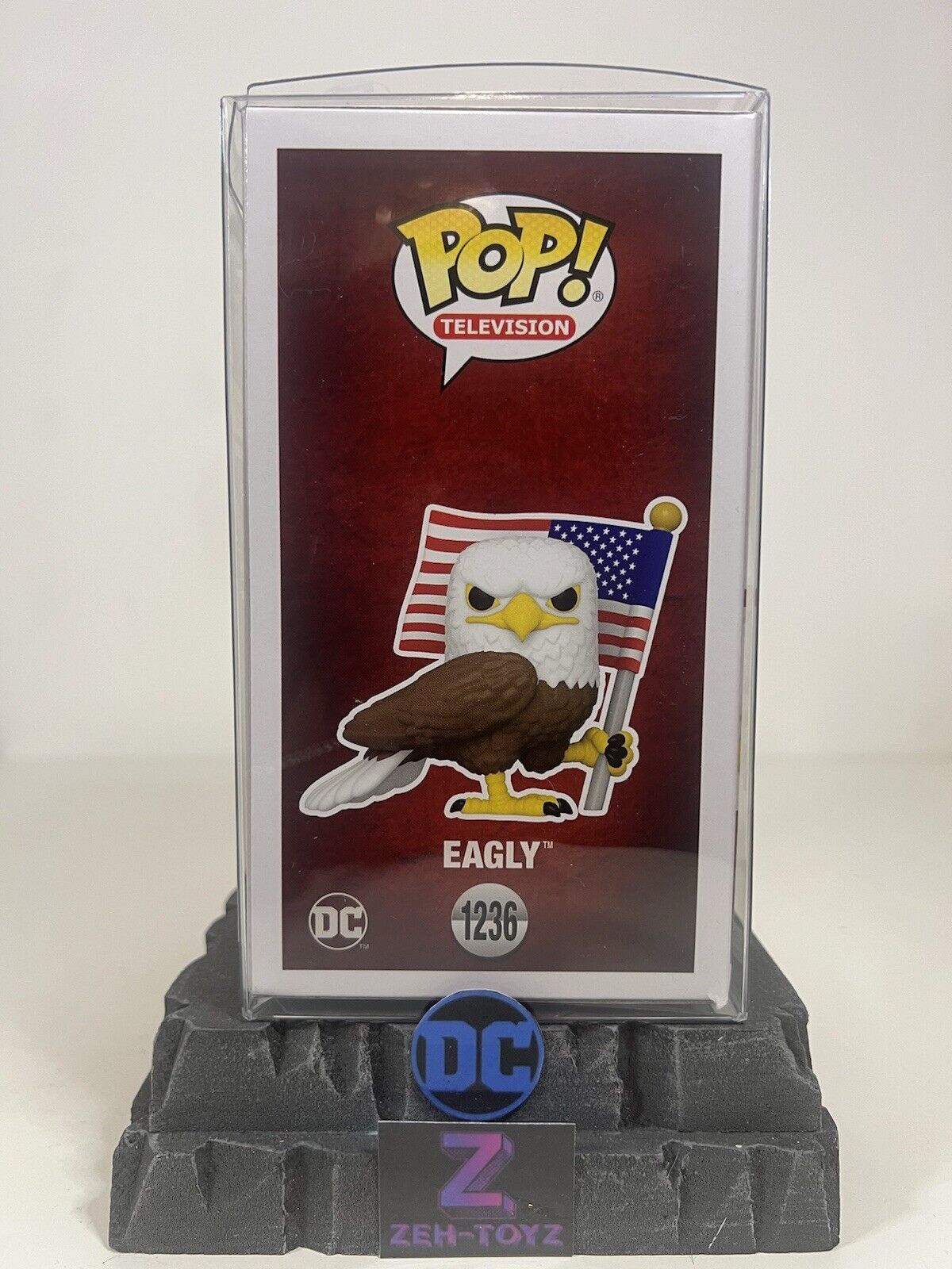 FUNKO POP! DC Universe Television Peacemaker Eagly Flocked Special Edition #1236