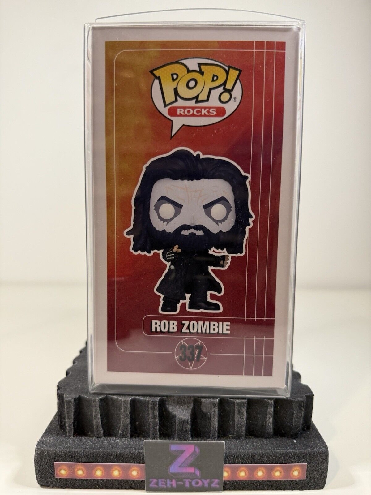 FUNKO POP! Music Pop Rocks Rob Zombie #337 Glow In The Dark Special Edition