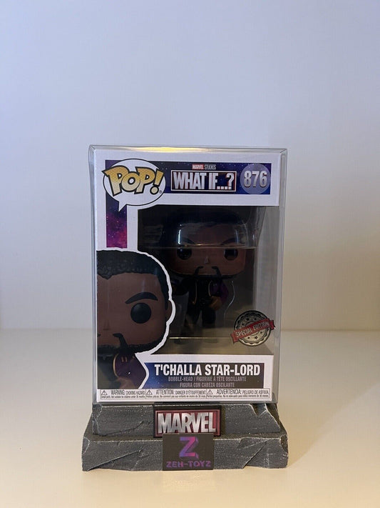 FUNKO POP! Marvel Studios What If T'Challa Star Lord #876 Special Edition