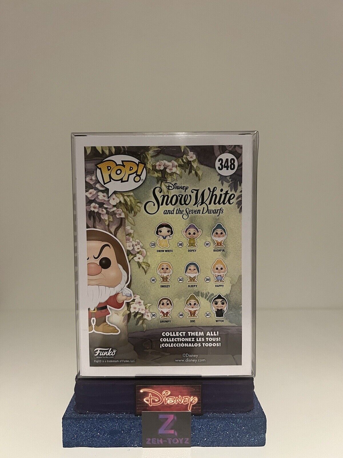 FUNKO POP! Disney Snow White And The Seven Dwarves #348 Special Edition