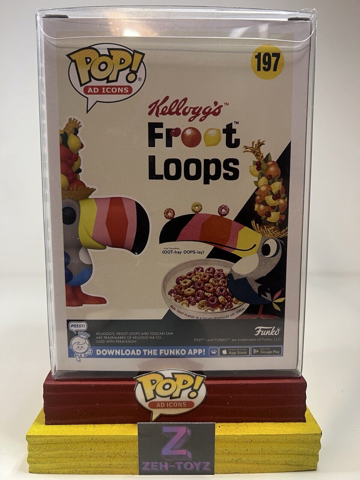 FUNKO POP! Ad Icons Kelloggs Toucan Sam #197 Special Edition