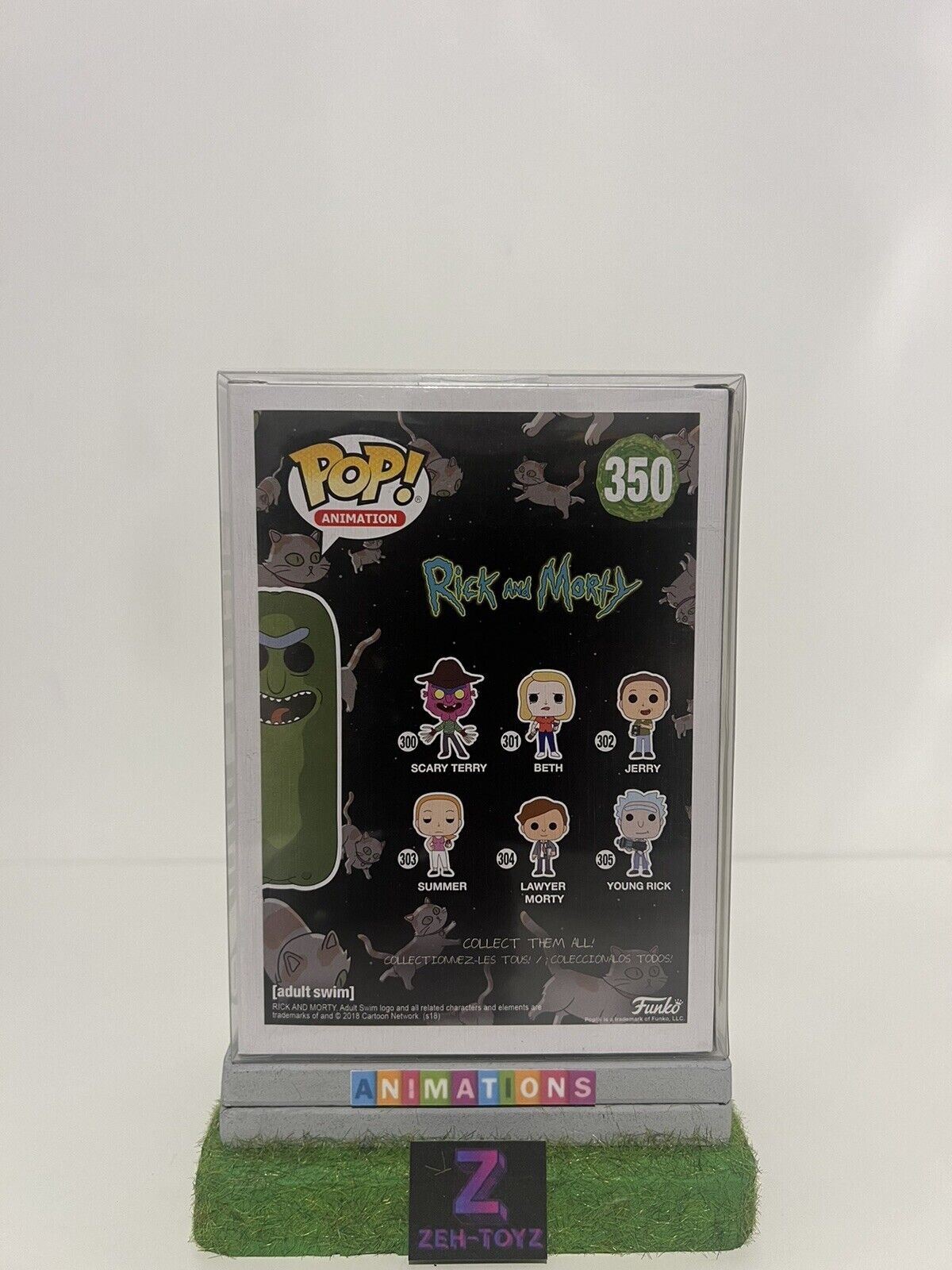 FUNKO POP! Animation Rick And Morty Pickle Rick #350 PX Previews Exclusive