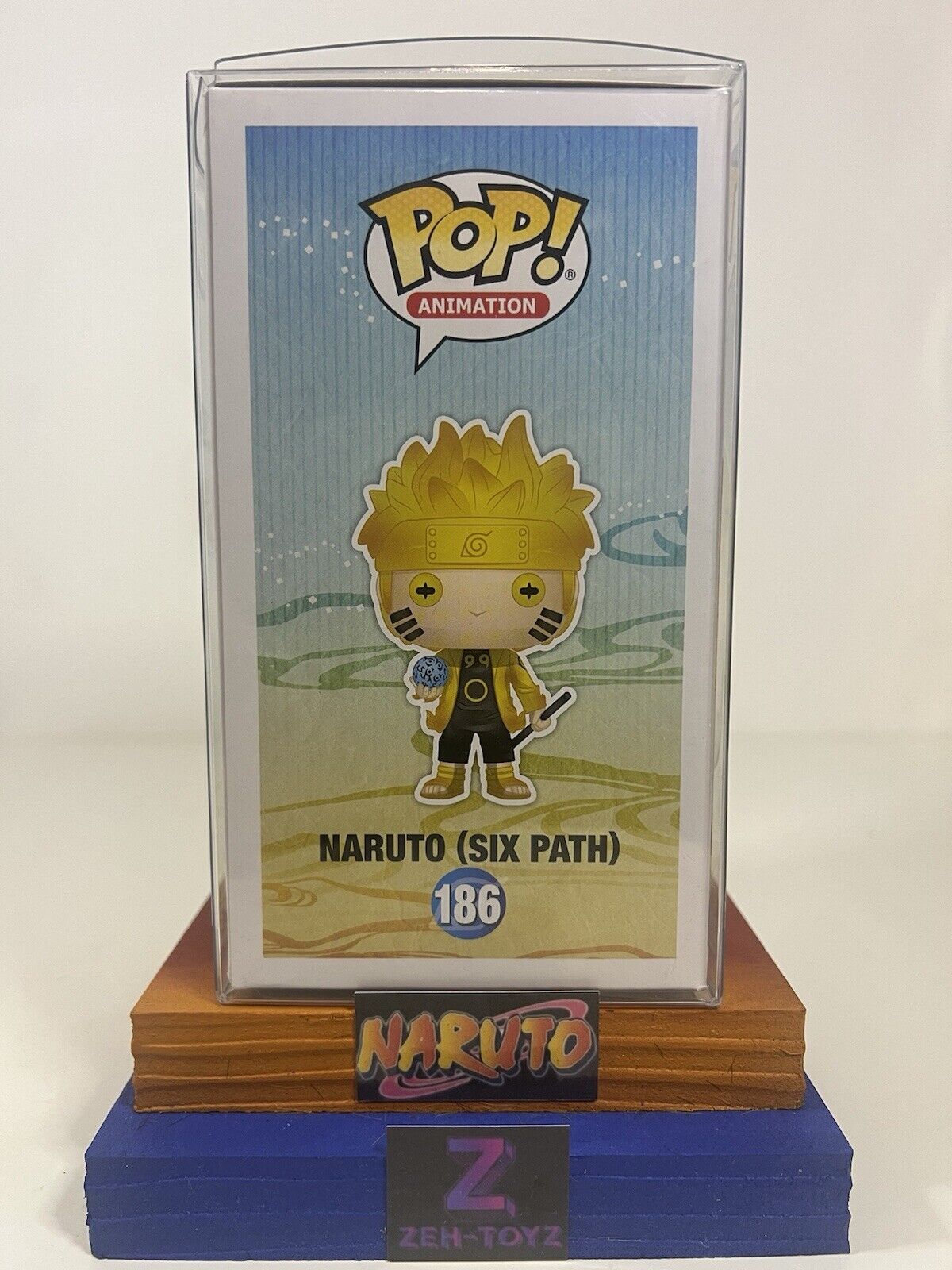 FUNKO POP! Anime Naruto Shippuden Naruto (Six Path) #186 Glow In The Dark