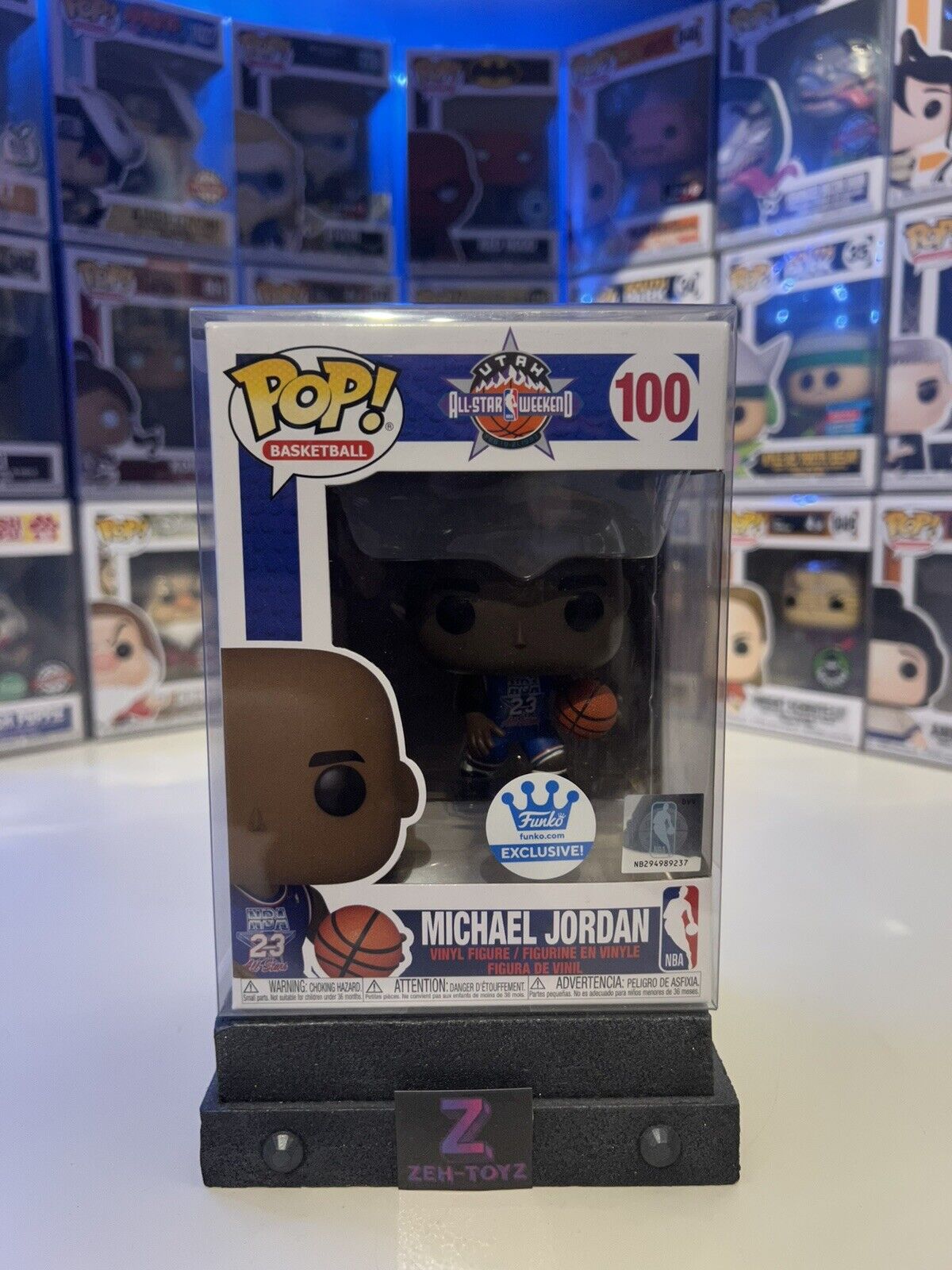 FUNKO POP! Sports NBA Basketball All Stars Michael Jordan #100 Funko Exclusive