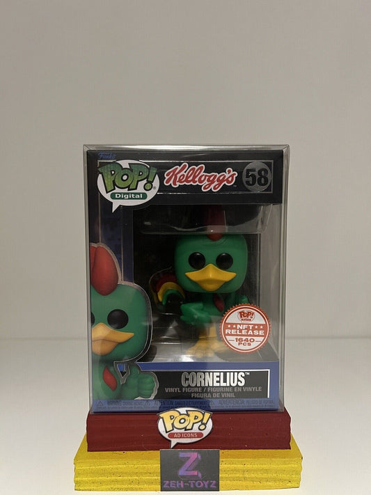 FUNKO POP Ad Icons Digital Kelloggs Cereal Cornelius #58 1640Pcs Limited Edition